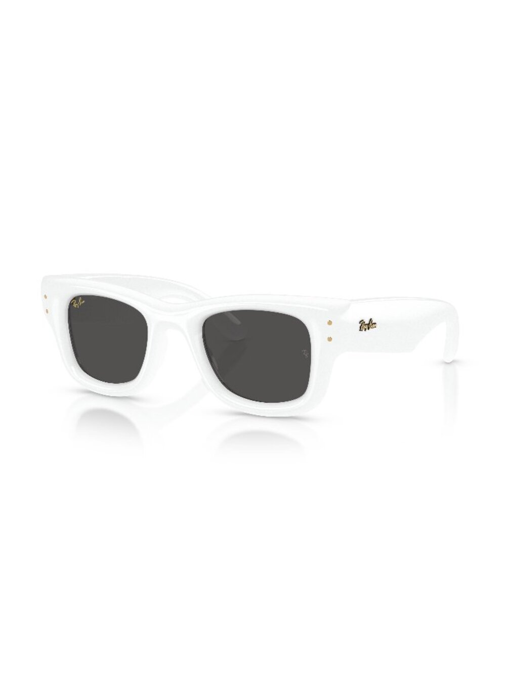 New Ray-Ban Unisex Sunglasses White Injected Frame Ray Ban RB4940 WAYFARER 671